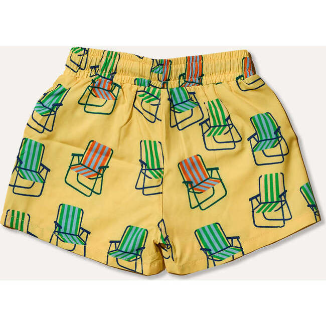 Retro Beach Chair Swim Trunks