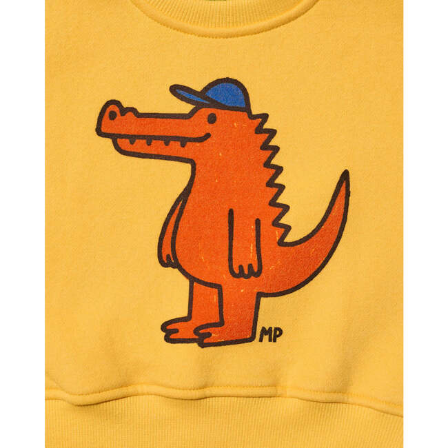 Yellow Classic Croc Sweatshirt - Sweatshirts - 3