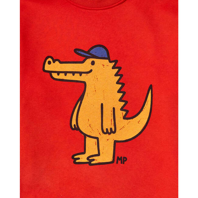 Red Classic Croc Sweatshirt (Adult) - Sweatshirts - 3