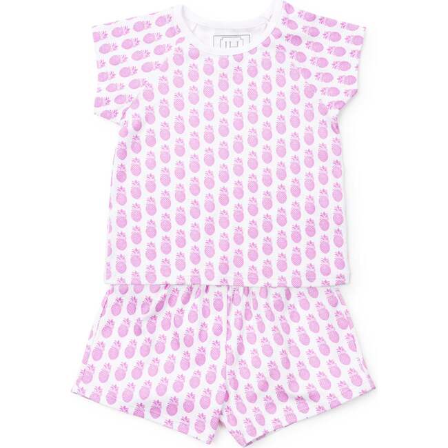 Emery Girls' Short Set - Palm Beach Pineapples