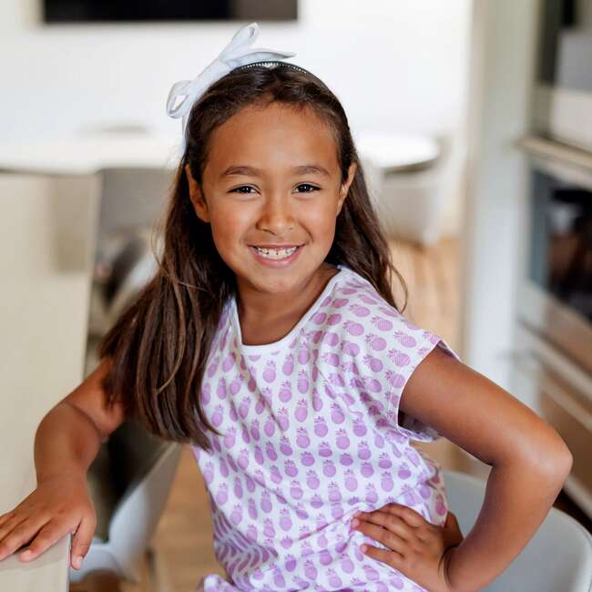 Emery Girls' Short Set - Palm Beach Pineapples - Mixed Apparel Set - 3