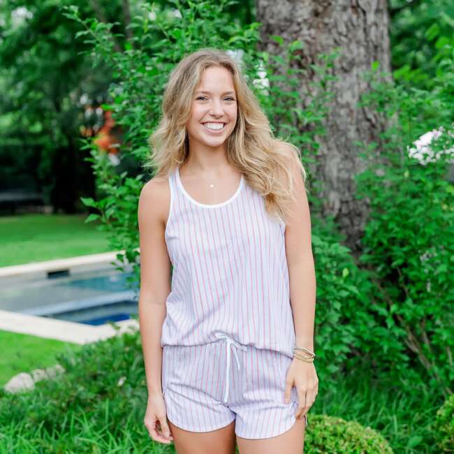 Alyssa Women's Pajama Short Set - Liberty Stripe