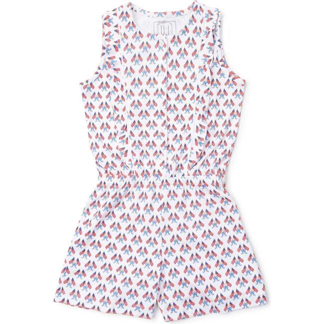 Lola Girls' Romper - Stars, Stripes and Bows