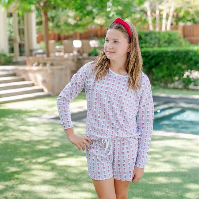 Anna Women's Longsleeve Short Set - Liberty Floral - Pajamas - 4