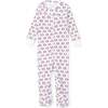 Parker Girls' Zipper Pajama - Stars, Stripes and Bows - Footie Pajamas - 1 - thumbnail