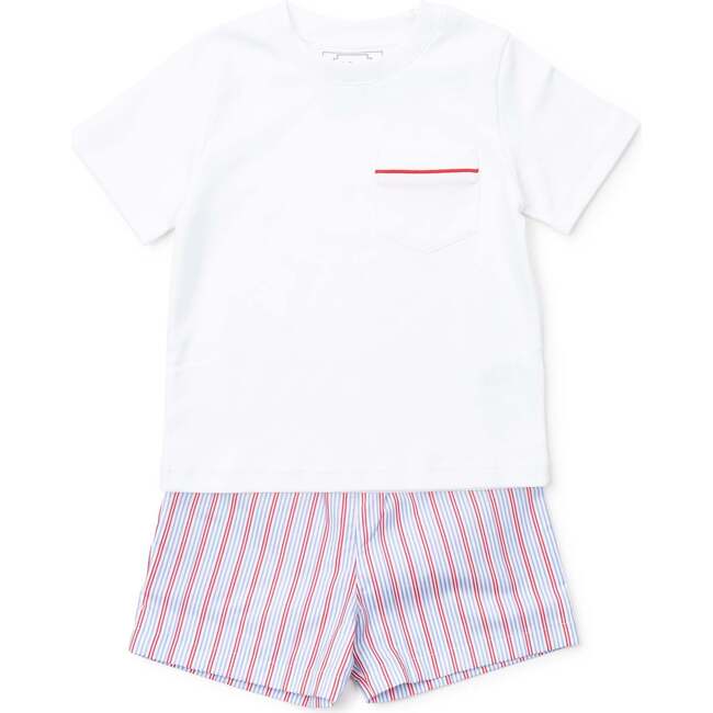 Hudson Boys' Short Set - Liberty Stripe