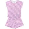 Riley Women's Pajama Short Set - Palm Beach Pineapples - Pajamas - 1 - thumbnail