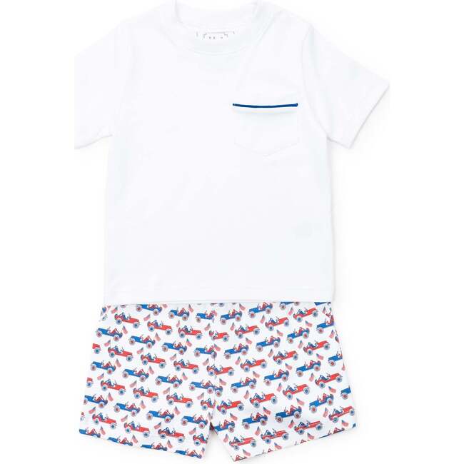 Walker Boys' Short Set - Patriotic Jeeps