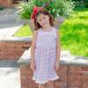 Eden Girls' Pima Cotton Dress - Stars, Stripes and Bows - Dresses - 4
