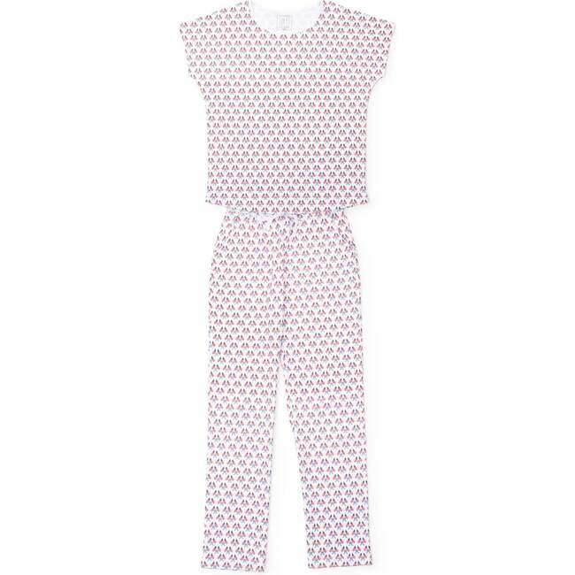Marcia Women's Pima Cotton Pajama Pant Set - Stars, Stripes and Bows