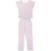 Marcia Women's Pima Cotton Pajama Pant Set - Stars, Stripes and Bows - Pajamas - 1 - thumbnail