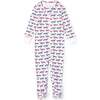 Parker Boys' Zipper Pajama - Patriotic Jeeps - Footie Pajamas - 1 - thumbnail