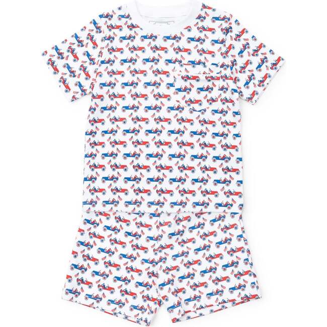 Charles Boys' Short Set - Patriotic Jeeps