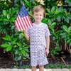 Charles Boys' Short Set - Patriotic Jeeps - Mixed Apparel Set - 2