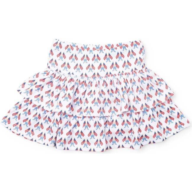 Maggie Girls' Tiered Skirt - Stars, Stripes and Bows