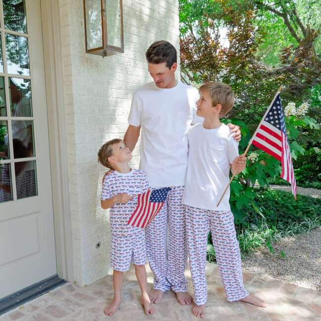 Charles Boys' Short Set - Patriotic Jeeps - Mixed Apparel Set - 3