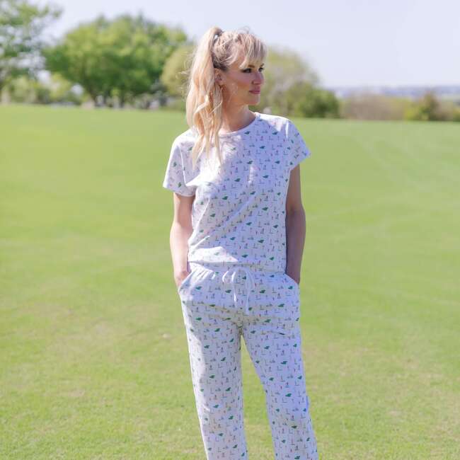 Marcia Women's Pajama Pant Set Golf Life