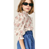 Mipounet SS26 Paloma Ruffle, Blouse (Ecru/Pink) - Blouses - 2