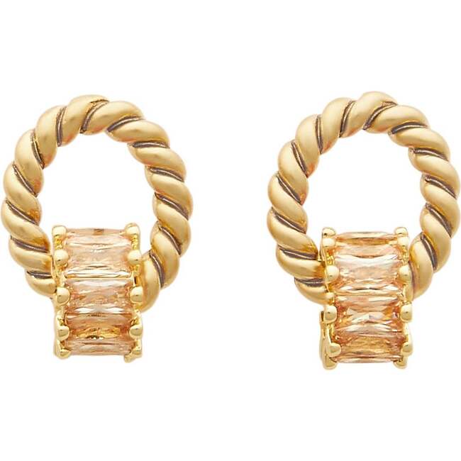 Promise Earrings, Metallic