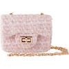 Tweed Bag, Pale Pink - Bags - 2