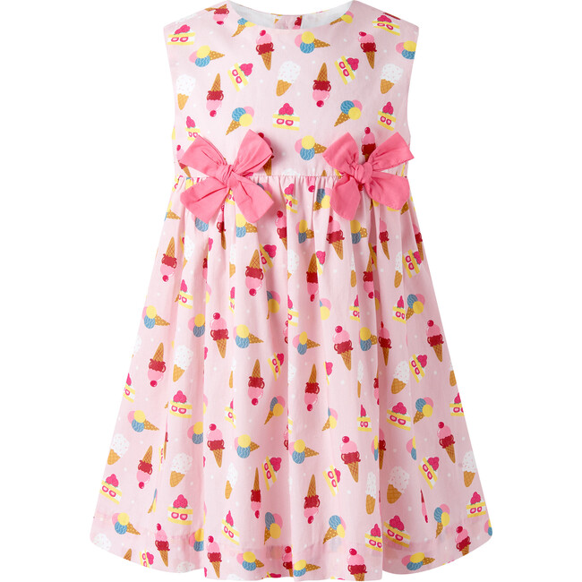 Summer Treats Bow Dress, Pink