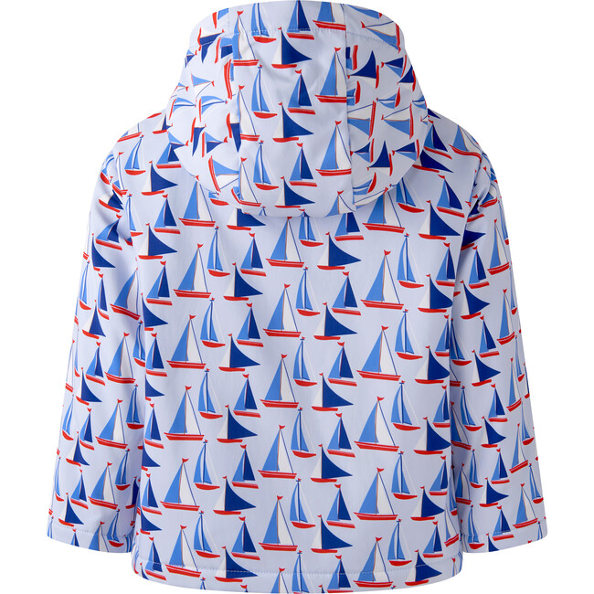 Sailboat Rain Jacket, Blue