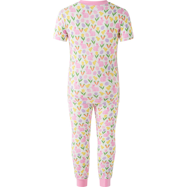 Spring Meadows Jersey Pajamas, Pink