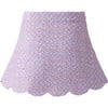 Tweed Scalloped Skirt Set, Purple - Mixed Apparel Set - 5 - thumbnail