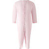 Pima Smocked Footie, Pink - Footie Pajamas - 2
