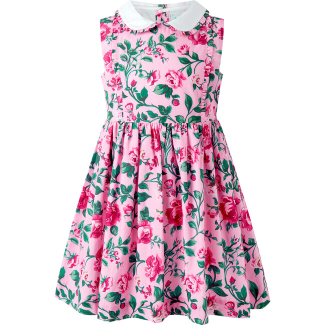 Floral Peter Pan Collar Dress, Pink