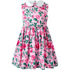 Floral Peter Pan Collar Dress, Pink - Dresses - 1 - thumbnail