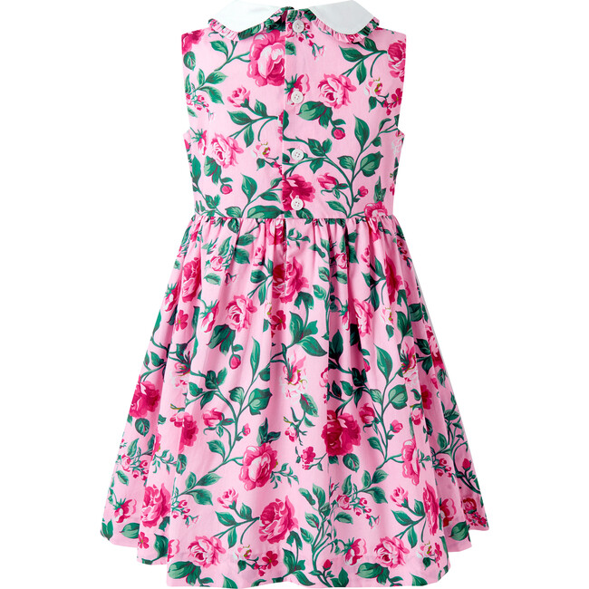 Floral Peter Pan Collar Dress, Pink