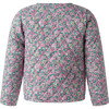 Floral Quilted Jacket, Pink - Jackets - 2