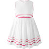Eyelet Ric Rac Dress, Ivory - Dresses - 1 - thumbnail