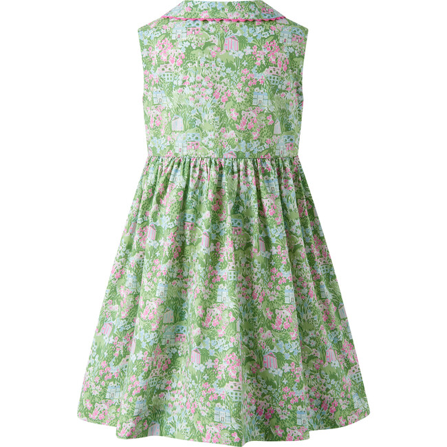 Garden Button-Front Dress, Green