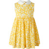 Daisy Peter Pan Collar Dress, Yellow - Dresses - 1 - thumbnail