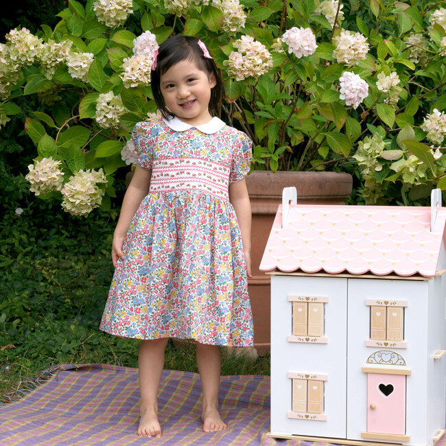 Ditsy Floral Smocked Dress, Multi - Dresses - 3