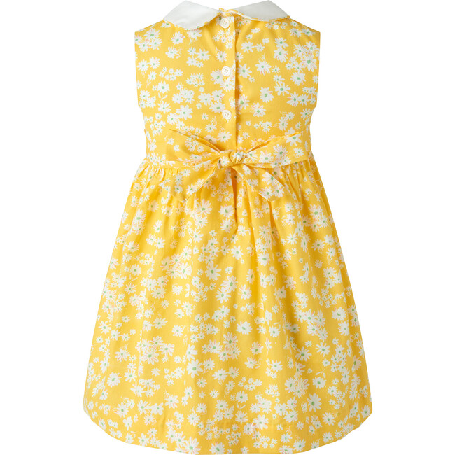 Daisy Peter Pan Collar Dress, Yellow