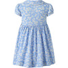 Daisy Button-Front Dress, Blue - Dresses - 2