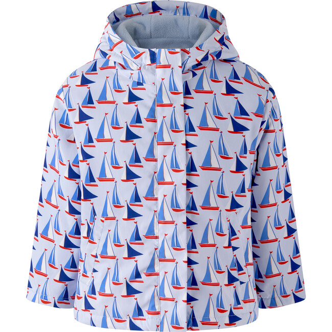 Baby Sailboat Rain Jacket, Blue