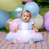 Baby Tulle Party Dress, Rainbow - Dresses - 3