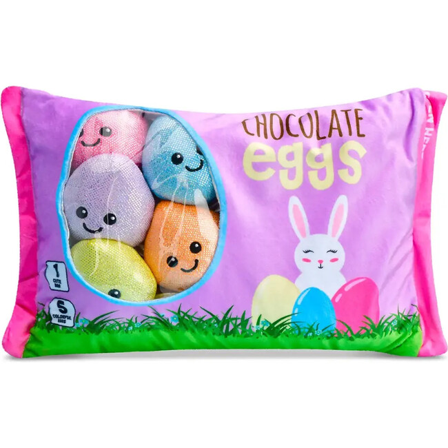 Chocolate Easter Egg Buddies Packaging Fleece Plush