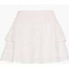 The Meena Skirt, Powder Pink Swiss Dot - Skirts - 1 - thumbnail