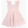 The Tiny Ellie Nap Dress, Pink Broderie Voile - Dresses - 1 - thumbnail