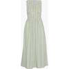 The Cosima Nap Dress, Green Jacquard Stripe - Dresses - 1 - thumbnail