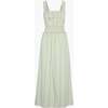 The Azalea Maxi Nap Dress, Green Jacquard Stripe - Dresses - 1 - thumbnail