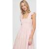 The Ellie Nap Dress, Pink Broderie Voile - Dresses - 3