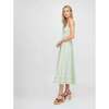 The Margot Dress, Green Jacquard Stripe - Dresses - 3