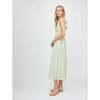 The Cosima Nap Dress, Green Jacquard Stripe - Dresses - 4