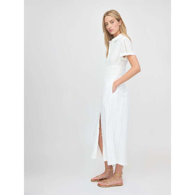 The Jamie Nap Dress, White Broderie Voile - Dresses - 5